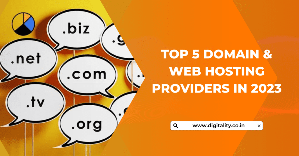 Top 5 Domain Name and Web Hosting